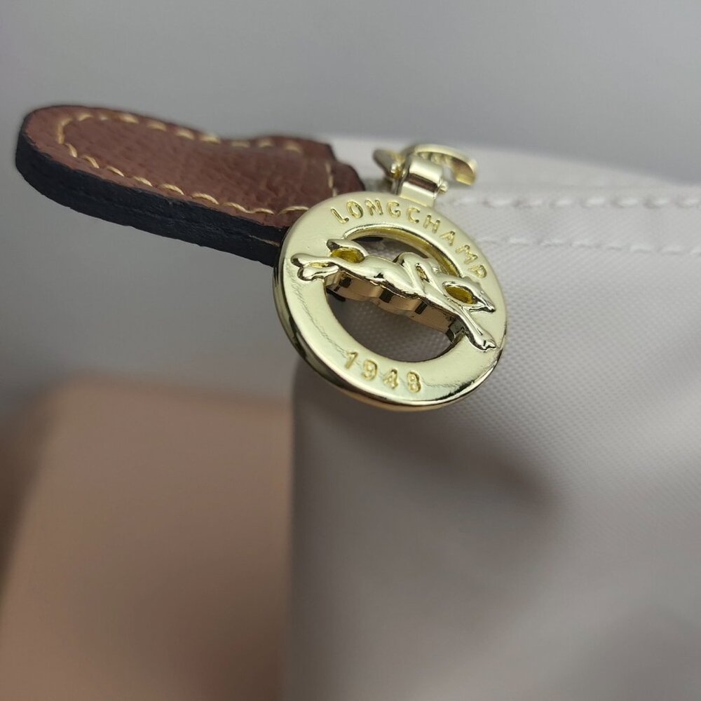 Longchamp Beige and Chocolate Tote - Picture 7 of 9